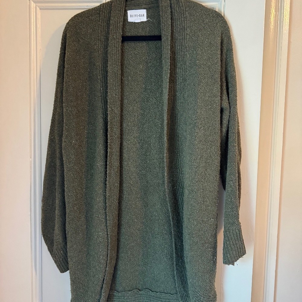 Olive and oak sweater